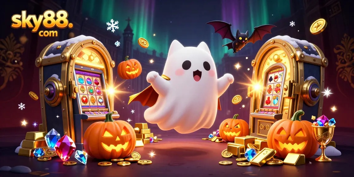 Experience thrilling jackpots and exciting wins at sky88. com with rich casino elements and magical vibes.