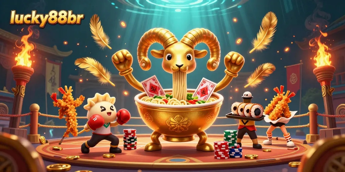 Experience thrilling gameplay at lucky88br with animated casino characters in an action-packed setup.